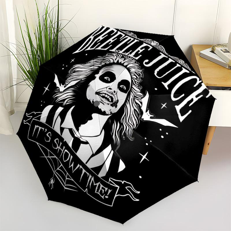 1pc BEETLE JUICE Umbrella - Automatic Open Compact Travel Umbrella with 96-Rib Durable Frame yy251021139
1pc BEETLE JUICE Umbrella - Automatic Open Compact Travel Umbrella with 96-Rib Durable Frame yy251021139