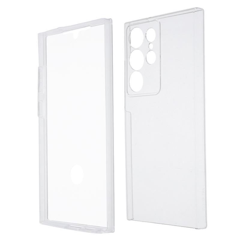 For Samsung Galaxy S23 Ultra TPU+Acrylic Clear Case Full Body Protection Phone Cover with PET Screen Protector A
For Samsung Galaxy S23 Ultra TPU+Acrylic Clear Case Full Body Protection Phone Cover with PET Screen Protector A