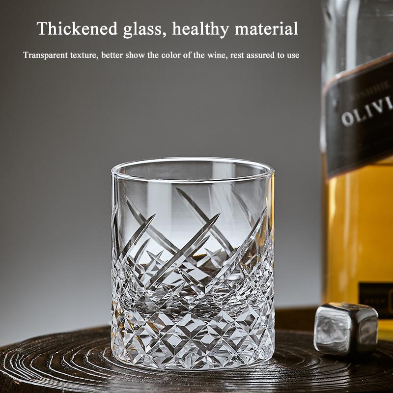 Crystal Whisky Wine Glasses, Hand-carved, Polished Wine Cup, Transparent Drinkware for Bar, 260ml, 2Pcs
Crystal Whisky Wine Glasses, Hand-carved, Polished Wine Cup, Transparent Drinkware for Bar, 260ml, 2Pcs