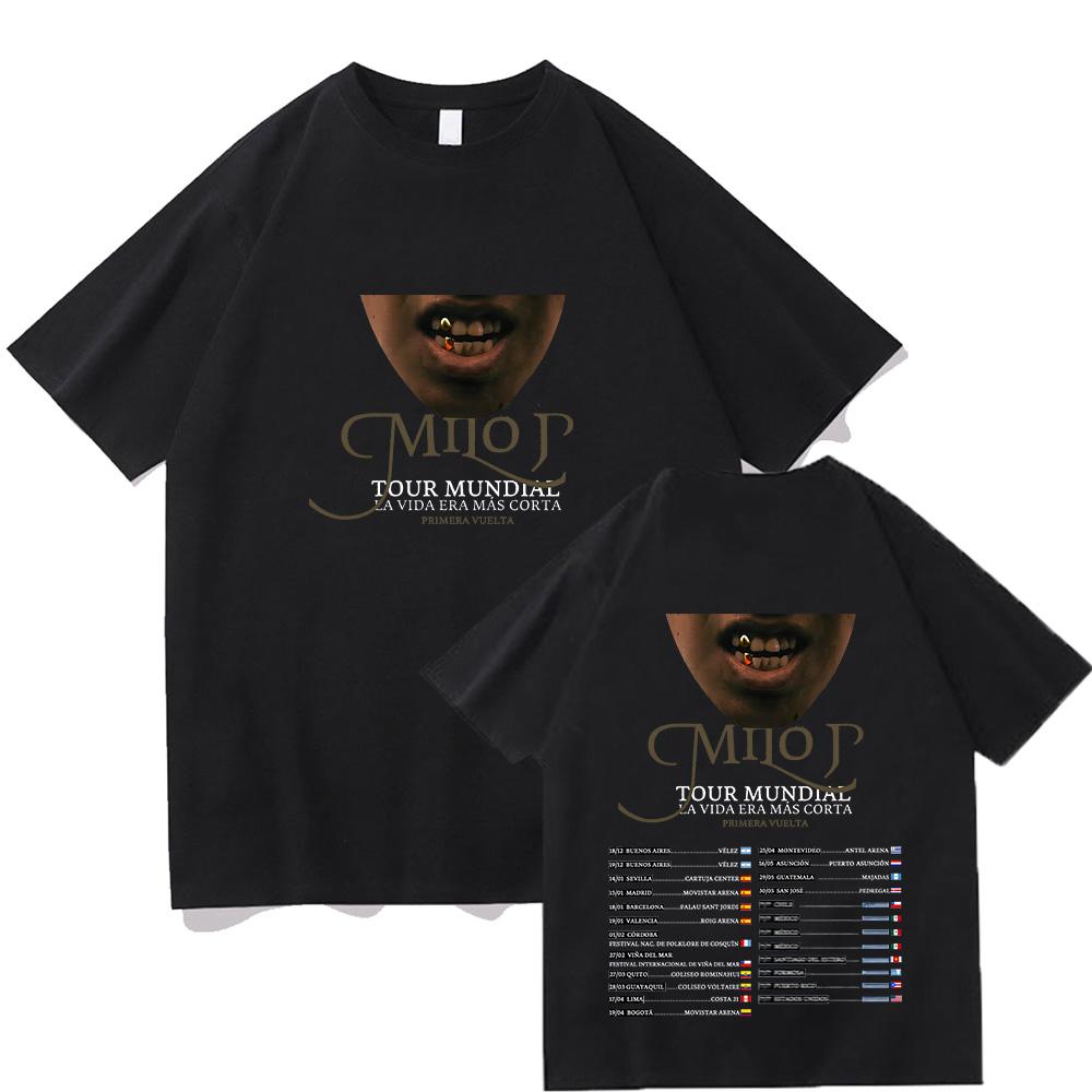 Milo J Tour Mundial La Vida Era Mas Corta T Shirts Milo J Graphic Cotton T-shirts Short Sleeve Hip Hop Loose Unisex Tees - Me... 5XL різнокольоровий
Milo J Tour Mundial La Vida Era Mas Corta T Shirts Milo J Graphic Cotton T-shirts Short Sleeve Hip Hop Loose Unisex Tees - Me... 5XL різнокольоровий