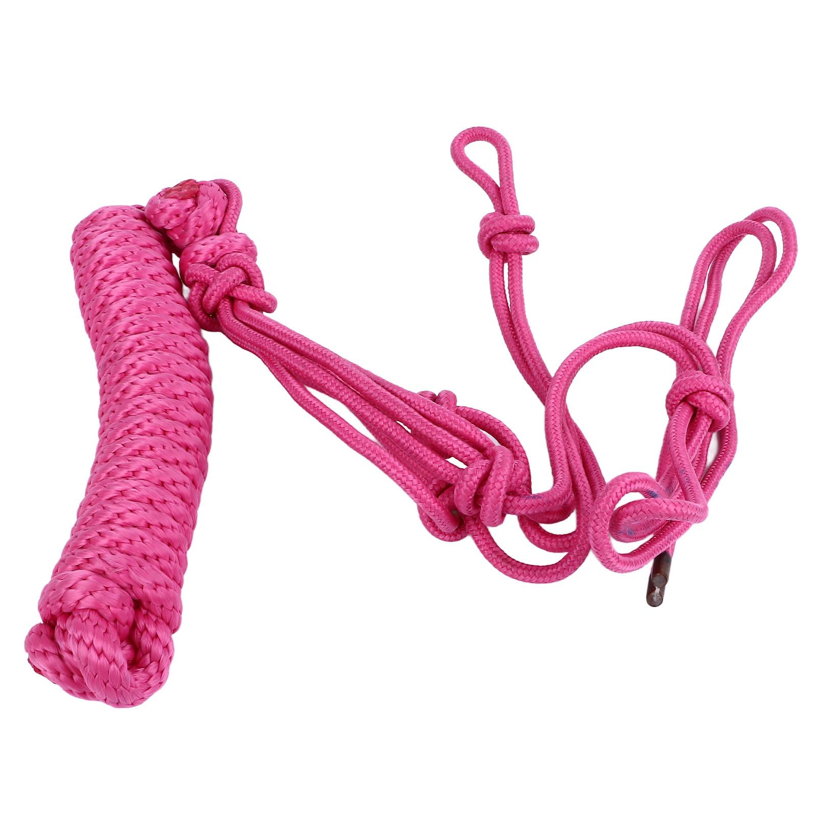 Rope Halter Multi Knots Adjustable Safe Wearable Weaving Horse Halter for Training Daily Pink рожевий
Rope Halter Multi Knots Adjustable Safe Wearable Weaving Horse Halter for Training Daily Pink рожевий
