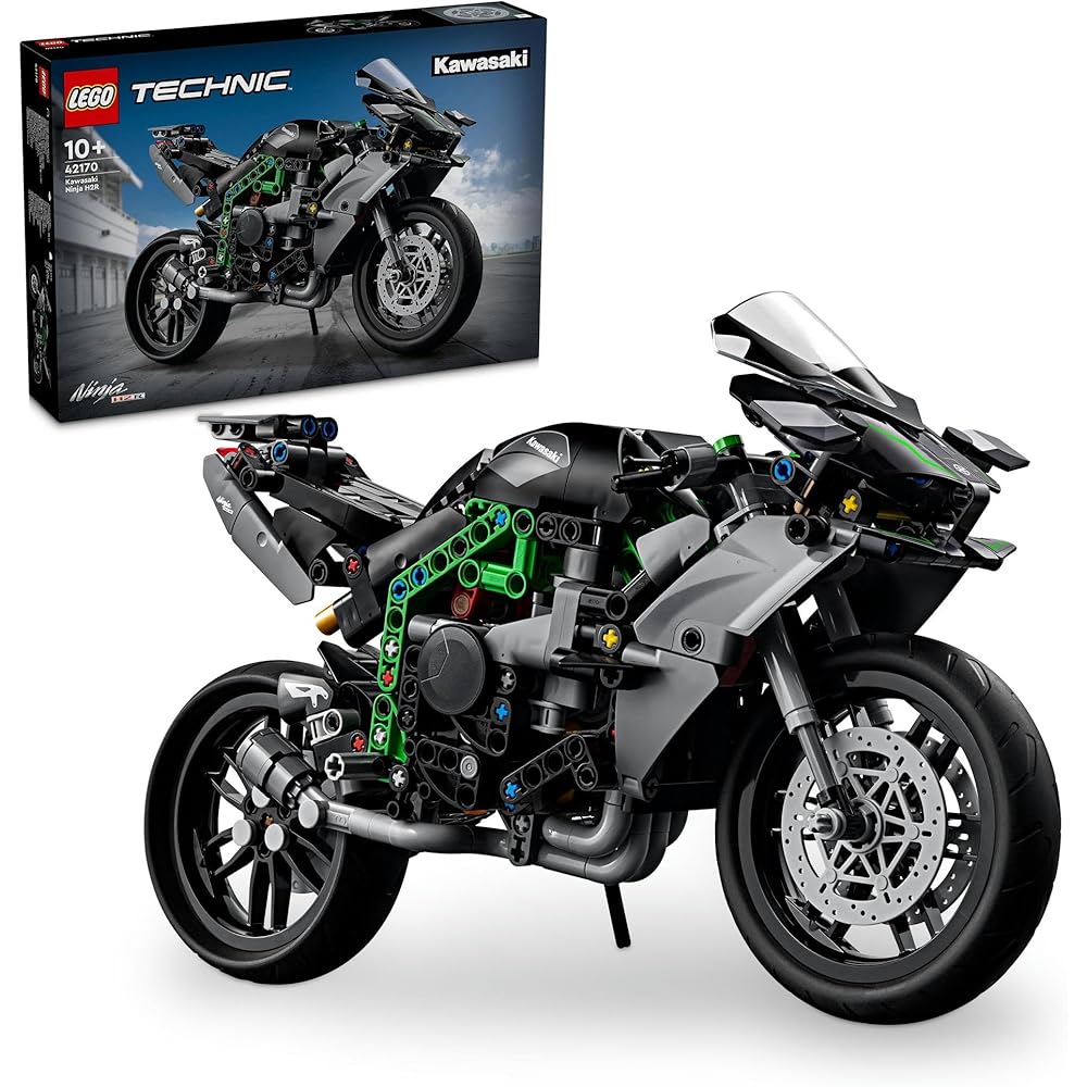 LEGO Technic Kawasaki Ninja H2R Motorcycle Toy Building Set for Kids Ages 10 and Up 42170
LEGO Technic Kawasaki Ninja H2R Motorcycle Toy Building Set for Kids Ages 10 and Up 42170