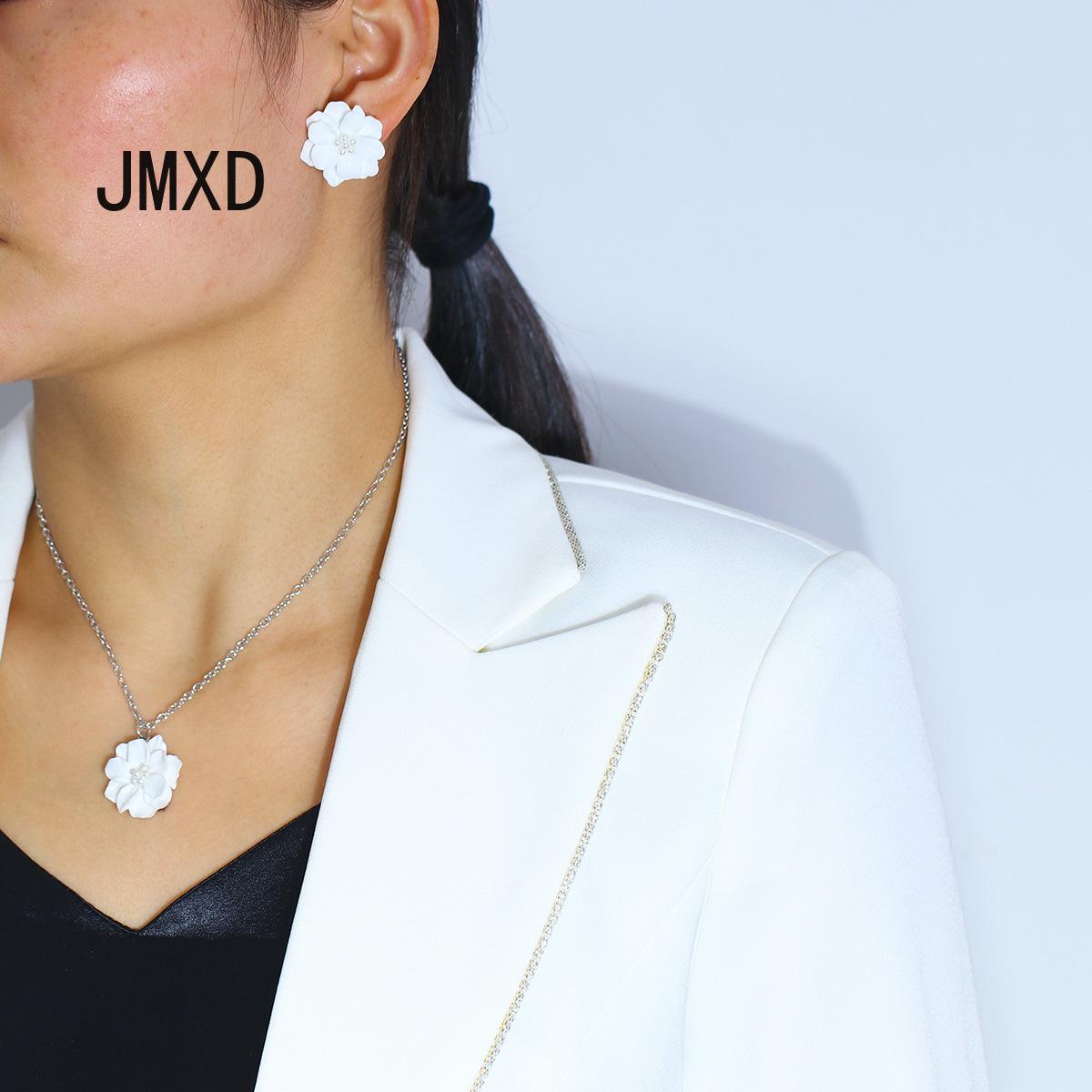 JMXD-Женское ожерелье с милым цветком, серьги и модный воротник-цепочка по индивидуальному дизайну
JMXD-Женское ожерелье с милым цветком, серьги и модный воротник-цепочка по индивидуальному дизайну