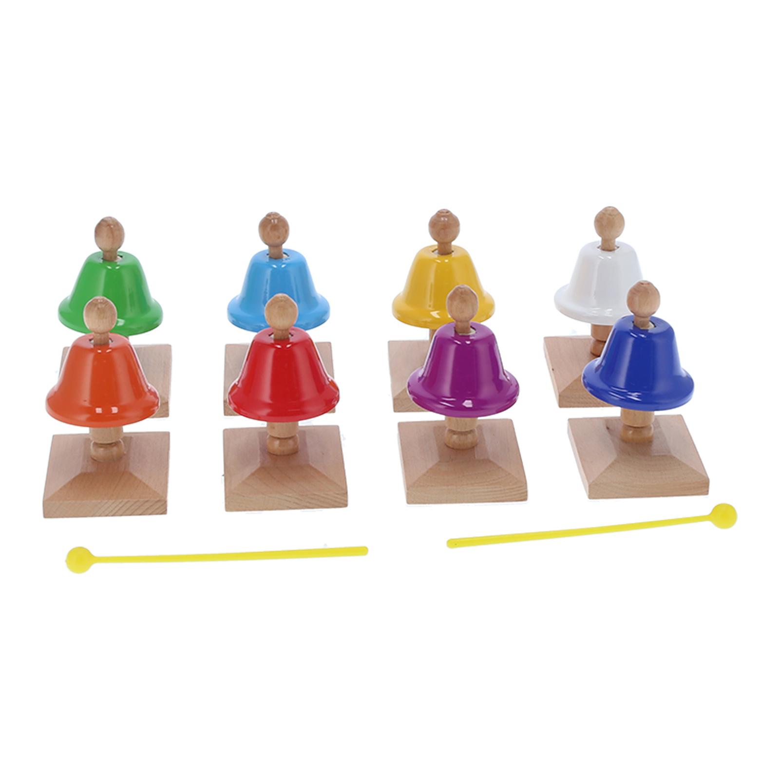 Набор из 8 ручных колокольчиков 8 нот Цветные металлические музыкальные игрушки Перкуссия Обучающие пособия для детей
Набор из 8 ручных колокольчиков 8 нот Цветные металлические музыкальные игрушки Перкуссия Обучающие пособия для детей