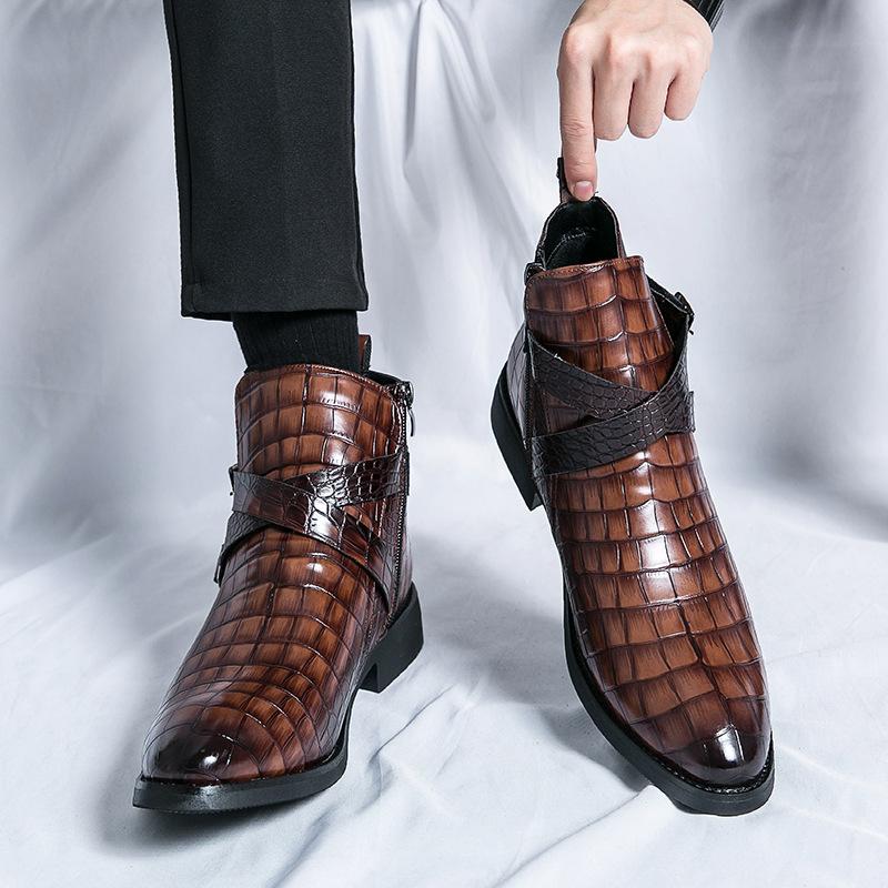 2025 autumn and winter new men s large size zipper embossed high-top leather shoes men s size 38-45 retro Martin boots 38 чёрный
2025 autumn and winter new men s large size zipper embossed high-top leather shoes men s size 38-45 retro Martin boots 38 чёрный
