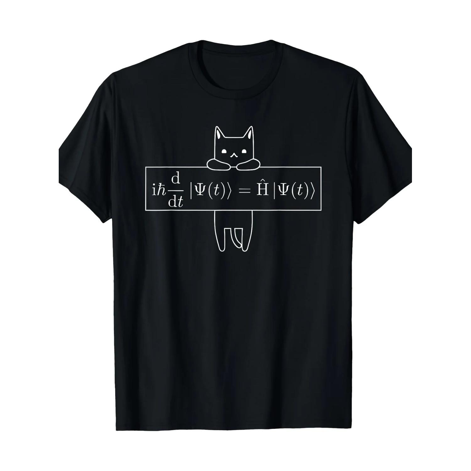 Quantum Mechanics Cat T-shirt Physics Themed Printed Women Tee Comfortable Top Round Neck Short Sleeve Casual Clothing XXXXXL чорний
Quantum Mechanics Cat T-shirt Physics Themed Printed Women Tee Comfortable Top Round Neck Short Sleeve Casual Clothing XXXXXL чорний