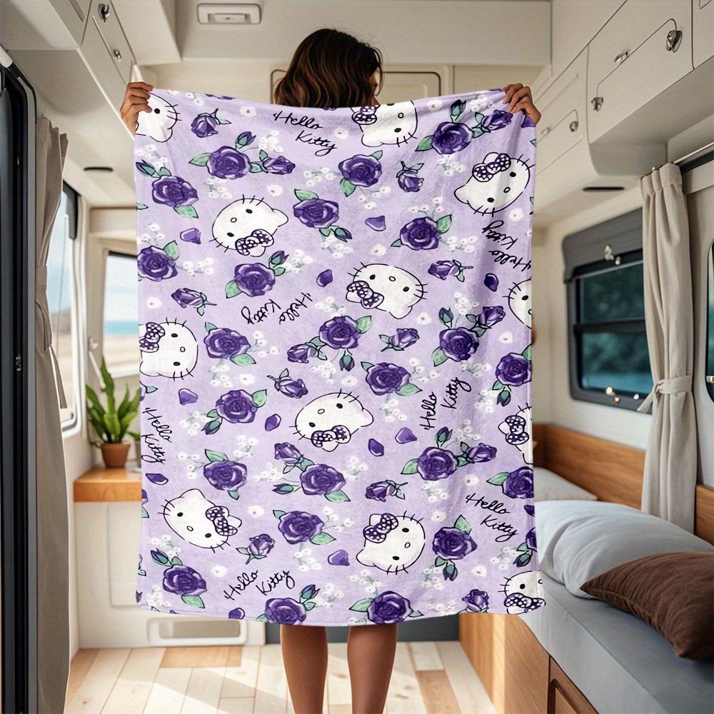 1pc Hello, Kitty, Flowers RV Blanket, Digital Printed Flannel Blanket, Multi-Purpose Four Seasons Hypoallergenic Quilt for Sofa, Bed, Office 130x150cm
1pc Hello, Kitty, Flowers RV Blanket, Digital Printed Flannel Blanket, Multi-Purpose Four Seasons Hypoallergenic Quilt for Sofa, Bed, Office 130x150cm