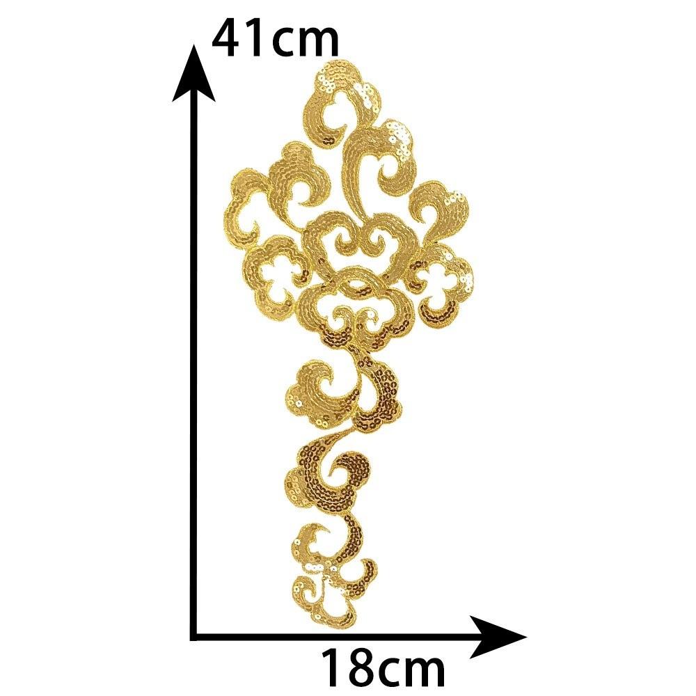 Embroidery Cloth Patches Sequins Handmade Sewing Decorative Flowers Adhesive Backing Iron on Patch Cloud Embroidery Cloth золотий
Embroidery Cloth Patches Sequins Handmade Sewing Decorative Flowers Adhesive Backing Iron on Patch Cloud Embroidery Cloth золотий