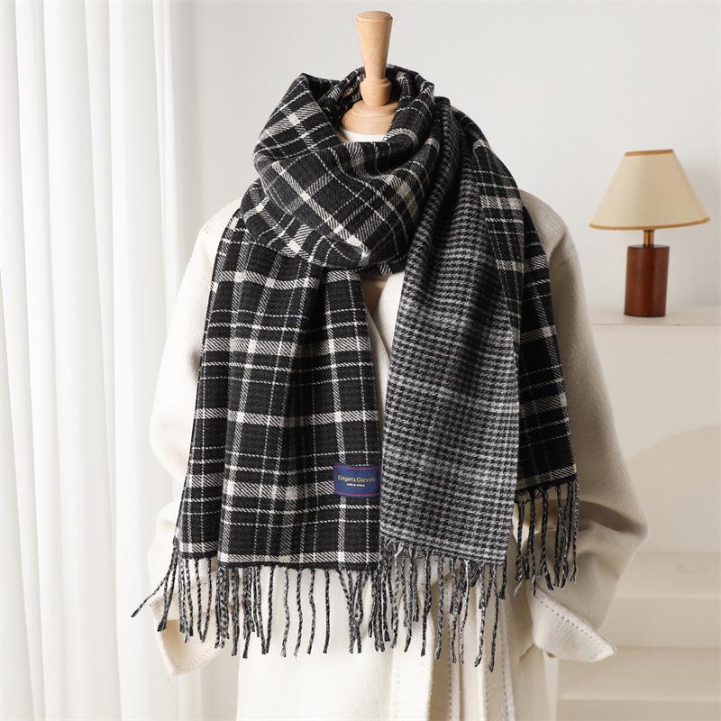Women Classic England Style Plaid Scarf Fashion Stripe Plaid Scarves Tassel Shawls Pashmina Lady Wrap Poncho Stoles Echarpe 53x200 cm
Women Classic England Style Plaid Scarf Fashion Stripe Plaid Scarves Tassel Shawls Pashmina Lady Wrap Poncho Stoles Echarpe 53x200 cm