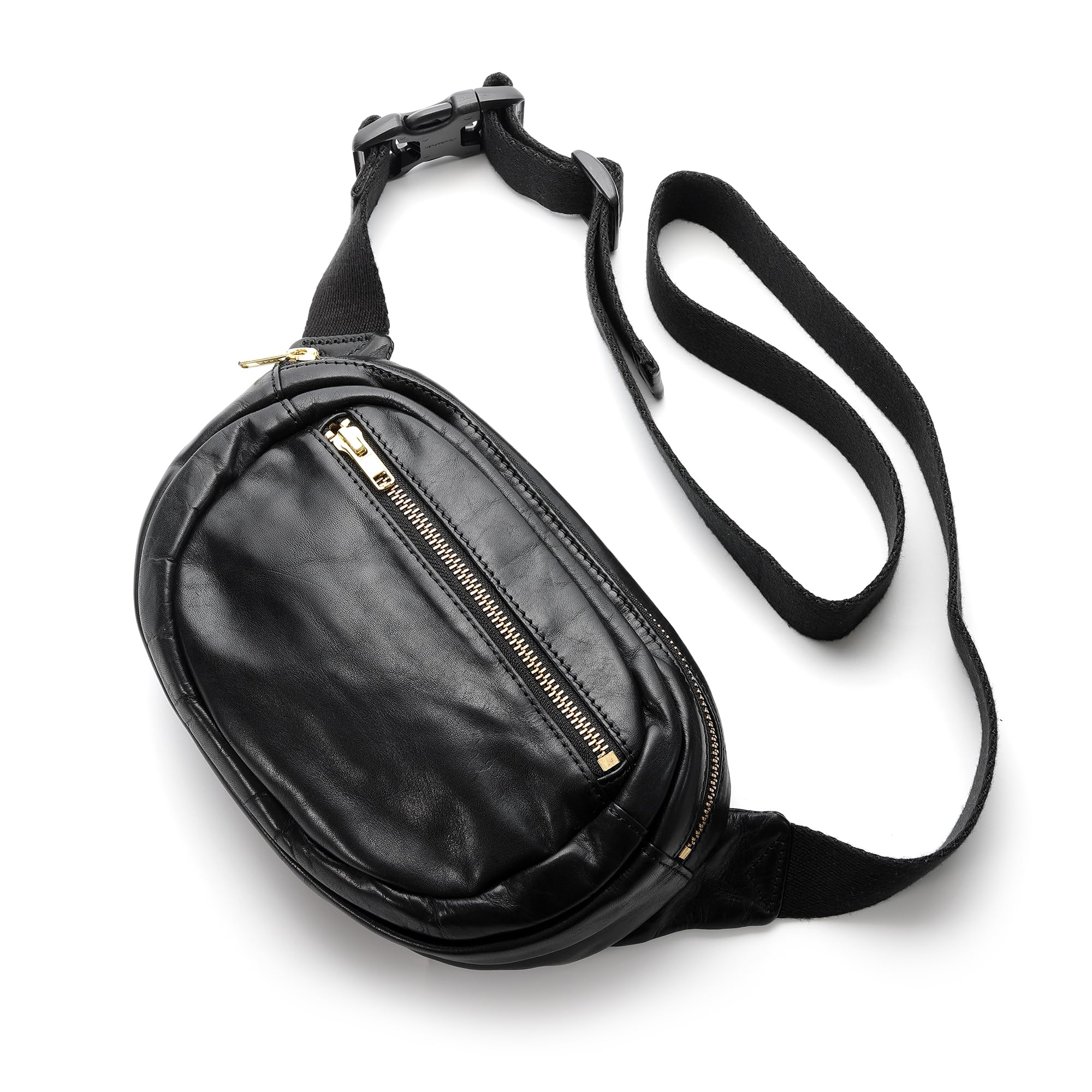 IJUN Men s Vintage Body Bag - Handmade Vegetable-Tanned Leather, Size Small
IJUN Men s Vintage Body Bag - Handmade Vegetable-Tanned Leather, Size Small