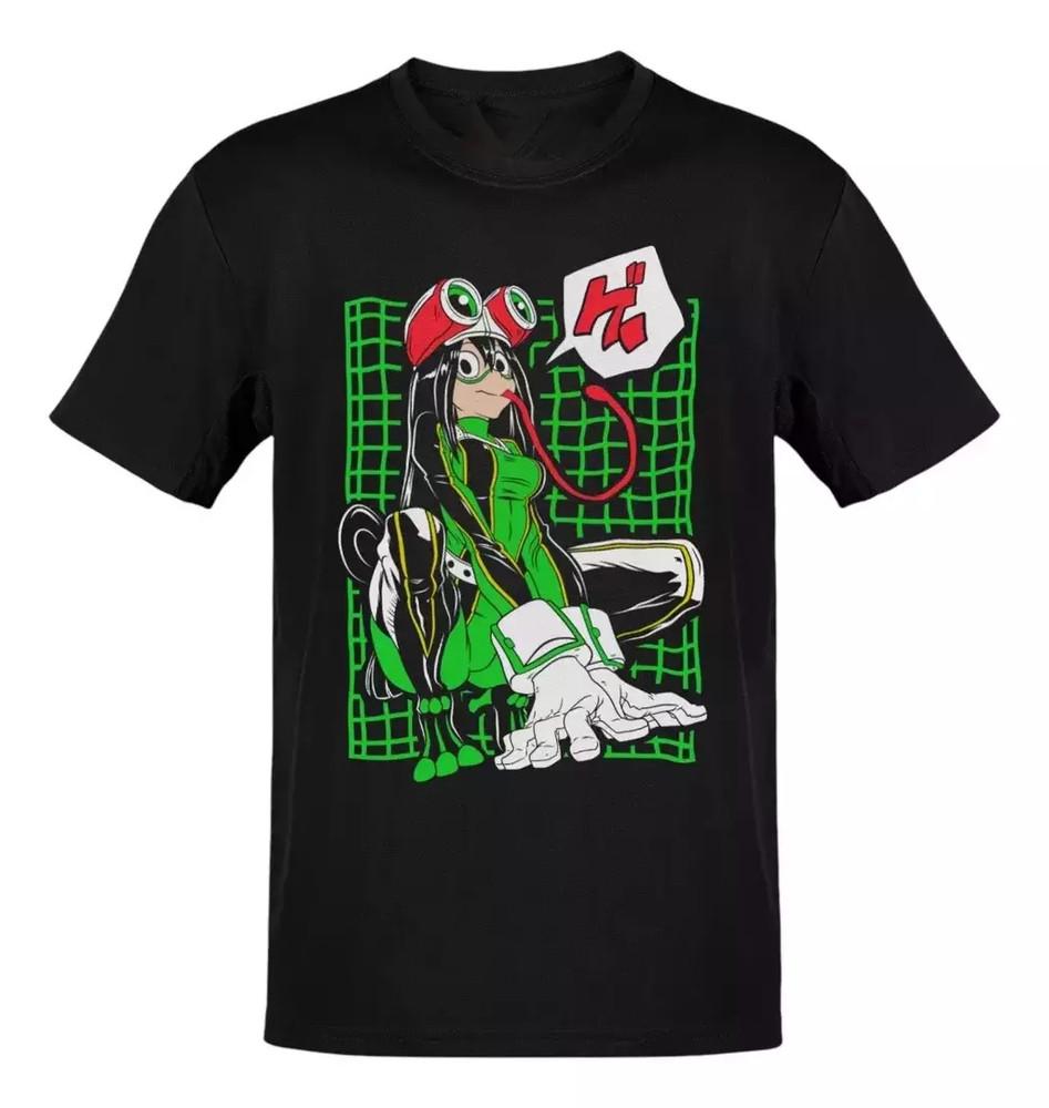 Anime Boku No Hero Tsuyu Asui Froppy Verde T-Shirt Size S-5XL Unisex T-Shirt XXXL
Anime Boku No Hero Tsuyu Asui Froppy Verde T-Shirt Size S-5XL Unisex T-Shirt XXXL