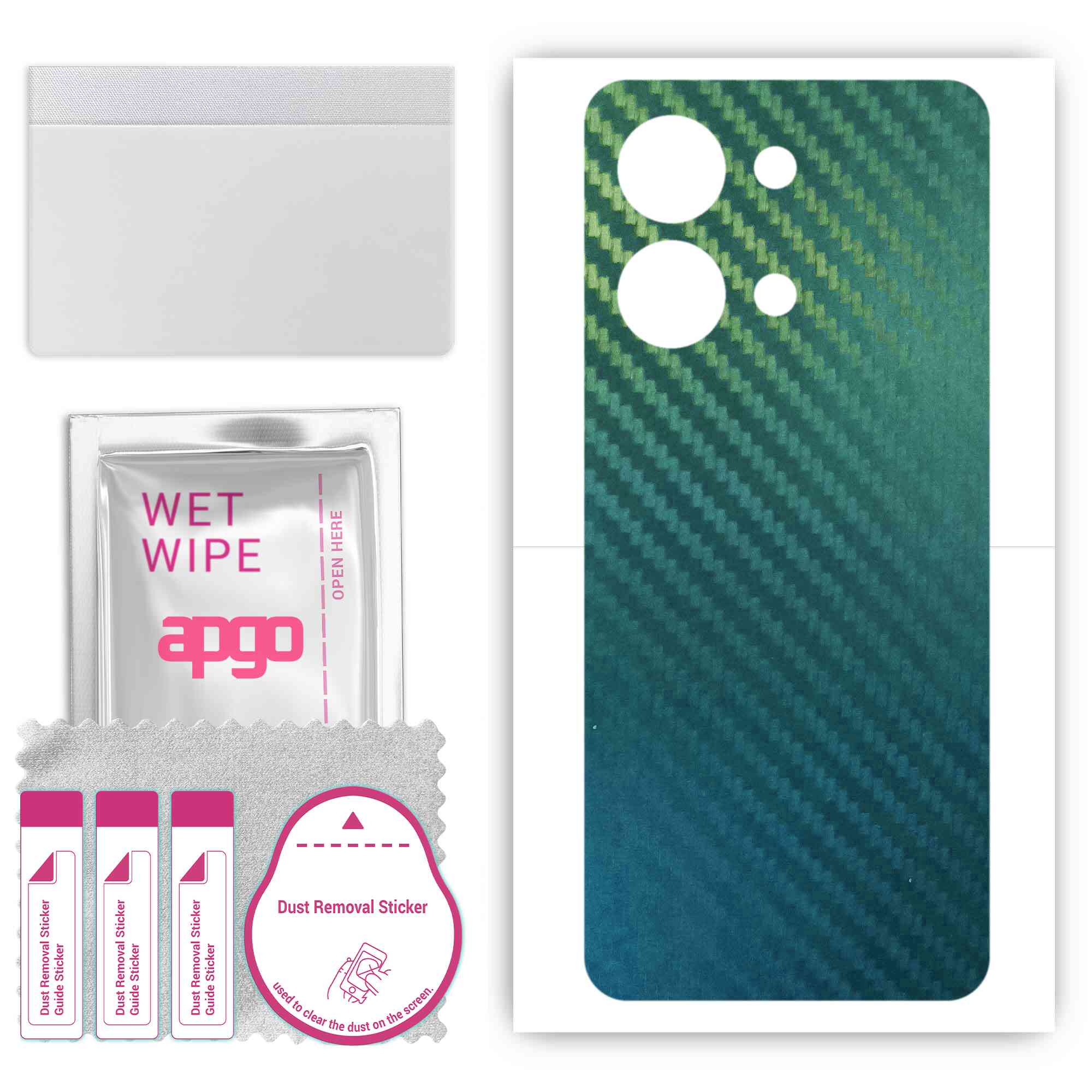 apgo Protective Skin Sticker for the back compatible with OnePlus Ace 2V, Wrap Film, Foil, Vinyl - Pattern Carbon Chameleon CAKA1
apgo Protective Skin Sticker for the back compatible with OnePlus Ace 2V, Wrap Film, Foil, Vinyl - Pattern Carbon Chameleon CAKA1