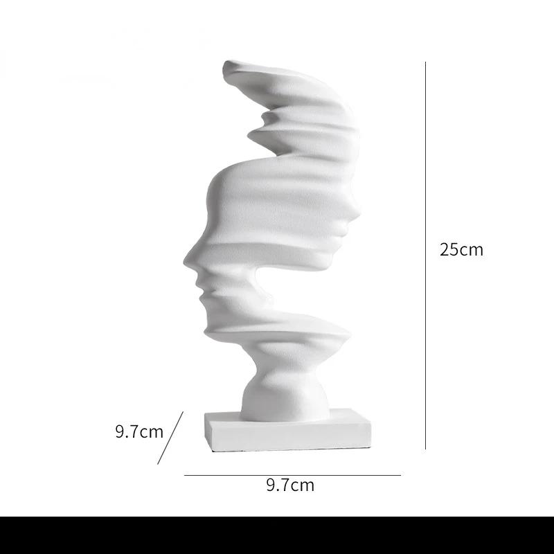 Modern Abstract Human Resin Sculpture, Creative Art Ornament for TV Cabinet, Living Room Office Desktop Decor, Minimalist Gift белый
Modern Abstract Human Resin Sculpture, Creative Art Ornament for TV Cabinet, Living Room Office Desktop Decor, Minimalist Gift белый