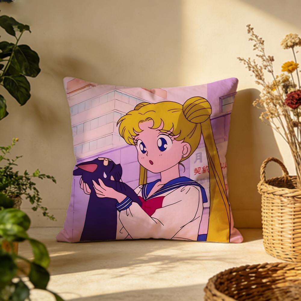 Trendy SSailor Mooning Cushion Cover Versatile DoubleSided Pillow Case Fit for Sofa Bed Car Daily Decor 30X30cm
Trendy SSailor Mooning Cushion Cover Versatile DoubleSided Pillow Case Fit for Sofa Bed Car Daily Decor 30X30cm
