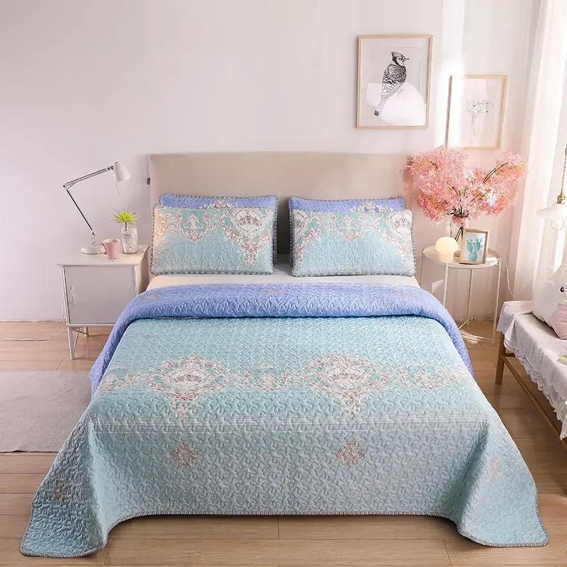 Покрывало из стираного хлопка, стеганое покрывало размера Queen King Size, в пасторальном стиле, нескользящая простыня, одеяло, теплое постельное белье с принтом 220x240cm
Покрывало из стираного хлопка, стеганое покрывало размера Queen King Size, в пасторальном стиле, нескользящая простыня, одеяло, теплое постельное белье с принтом 220x240cm