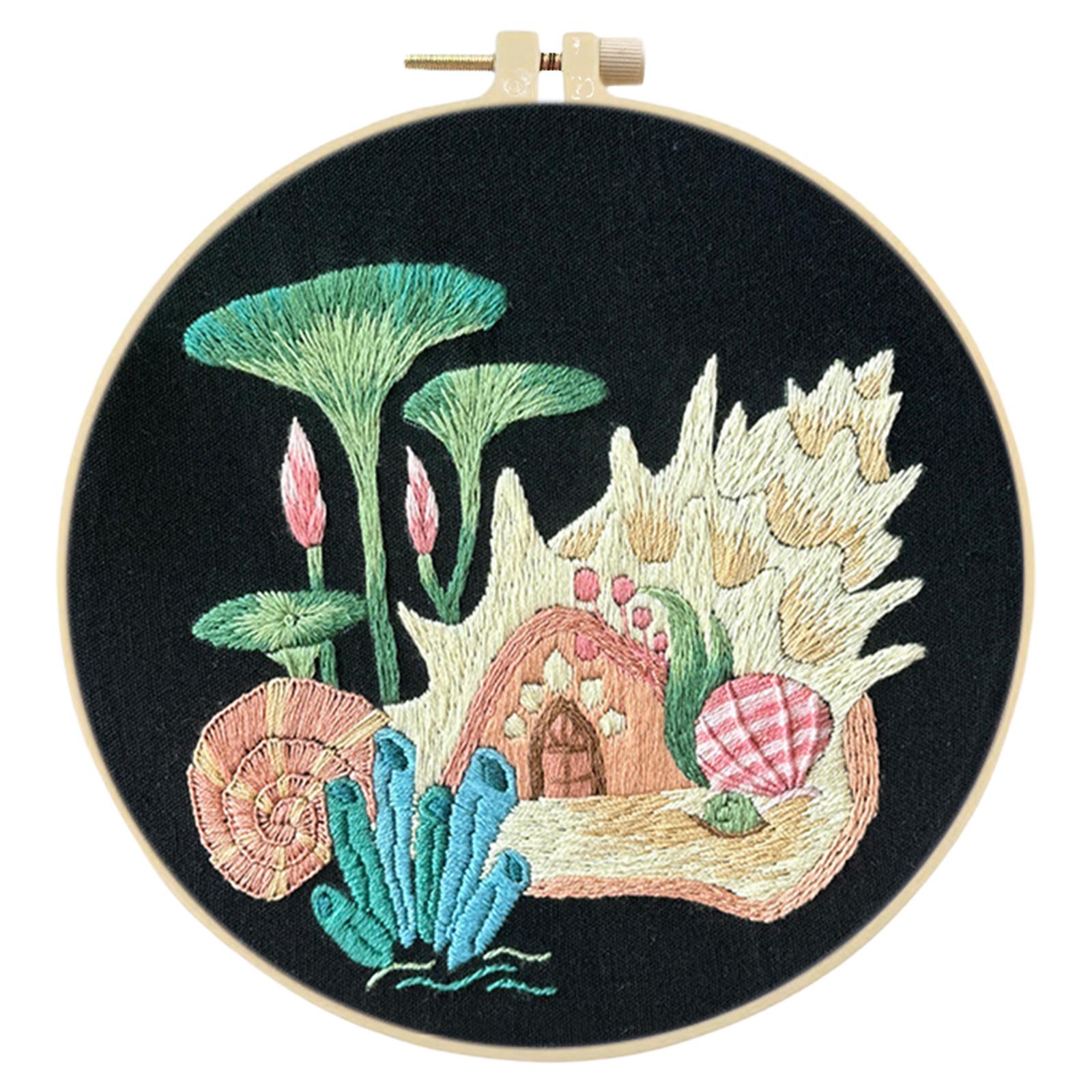 Ocean Scenery DIY Stamped Hand Sewing Kit 30x30cm Cross Stitch Kit with 20cm Embroidery Hoop for Beginners Craft Lovers Gift
Ocean Scenery DIY Stamped Hand Sewing Kit 30x30cm Cross Stitch Kit with 20cm Embroidery Hoop for Beginners Craft Lovers Gift