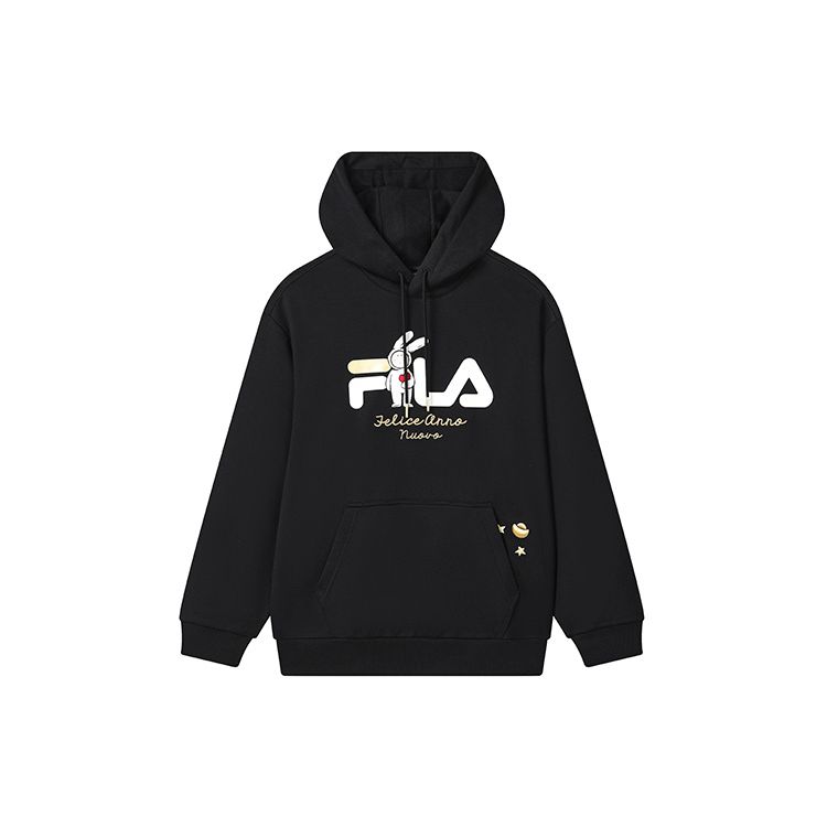 Fila CNY Fuzi Rabbit Co-Branded Series Logo Letter Pattern Print Свободная повседневная трикотажная толстовка с капюшоном унисекс Топы черного цвета F11U319205F-BK
Fila CNY Fuzi Rabbit Co-Branded Series Logo Letter Pattern Print Свободная повседневная трикотажная толстовка с капюшоном унисекс Топы черного цвета F11U319205F-BK