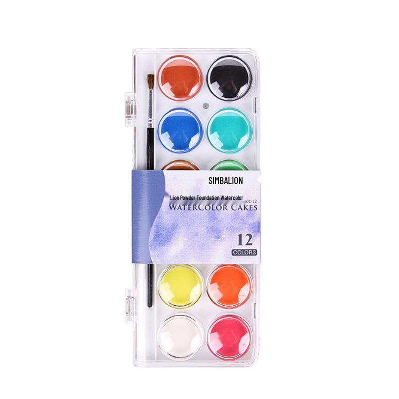 Lion 36/48 Color Solid Watercolor Pan Set - Portable Sketching Pastels with Transparent Pigments.
Lion 36/48 Color Solid Watercolor Pan Set - Portable Sketching Pastels with Transparent Pigments.