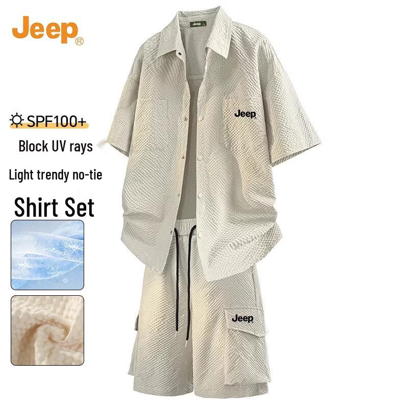 JEEP Men s Ice Silk Short-Sleeve Shirt & Shorts Set 2XL
JEEP Men s Ice Silk Short-Sleeve Shirt & Shorts Set 2XL