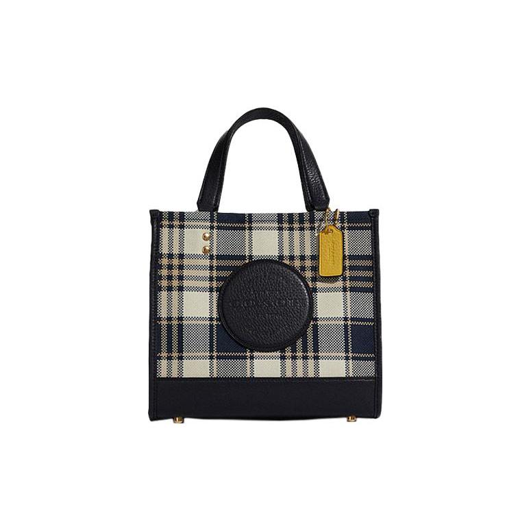 New COACH Dempsey Fabric With Cow Leather Handbag Shoulder Bag Crossbody Bag Small Size Women s Dark Navy Blue Beige Plaid C8198-IMF23 22.1*10.9*20.1CM
New COACH Dempsey Fabric With Cow Leather Handbag Shoulder Bag Crossbody Bag Small Size Women s Dark Navy Blue Beige Plaid C8198-IMF23 22.1*10.9*20.1CM