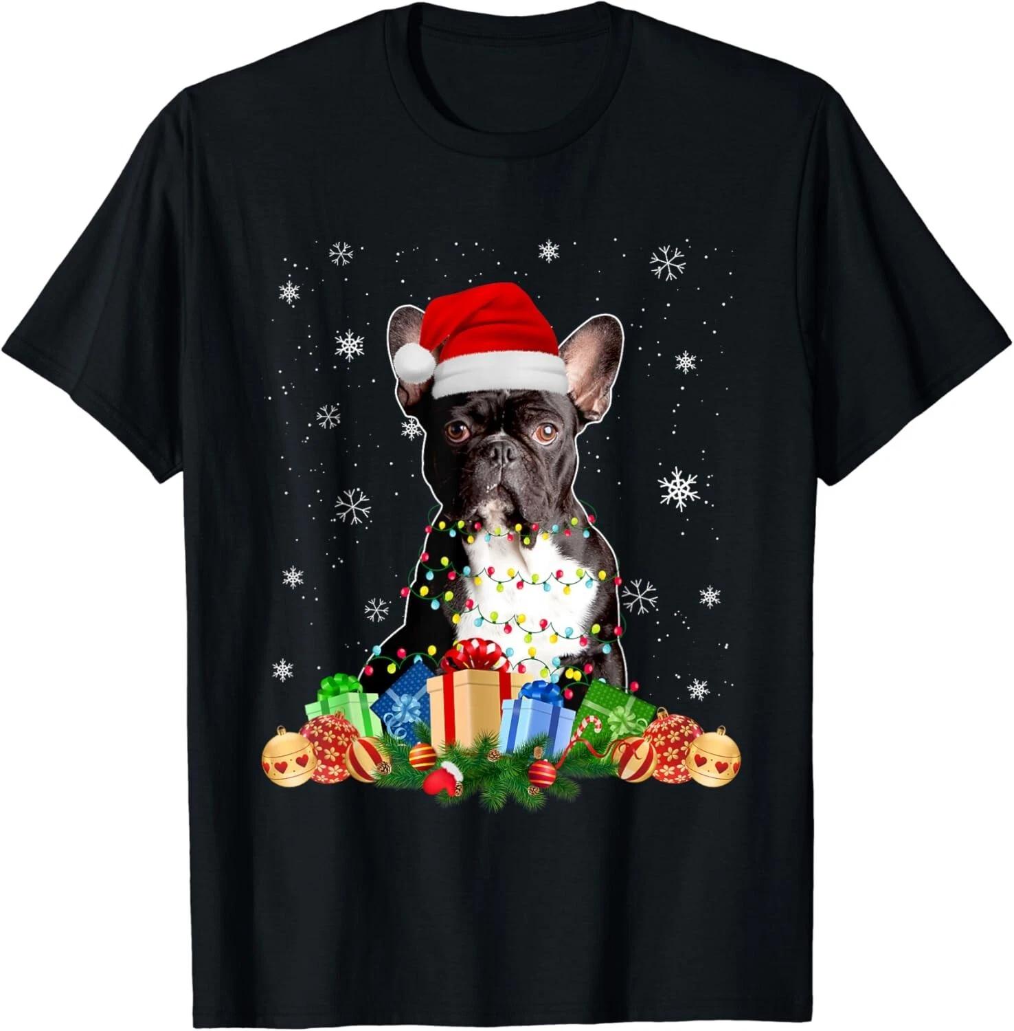 French Bulldog Dog Christmas Lights Santa Puppy Dog Lover Gift Unisex T-Shirt M
French Bulldog Dog Christmas Lights Santa Puppy Dog Lover Gift Unisex T-Shirt M