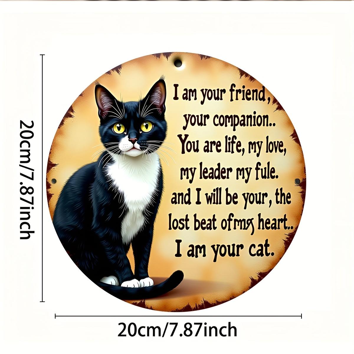 Vintage Cat Poem Sign Rustic Aluminum Round Wall Art for Office Pet Lovers Easy Hang Decor 20x30cm(7.8x11.8inch)
Vintage Cat Poem Sign Rustic Aluminum Round Wall Art for Office Pet Lovers Easy Hang Decor 20x30cm(7.8x11.8inch)