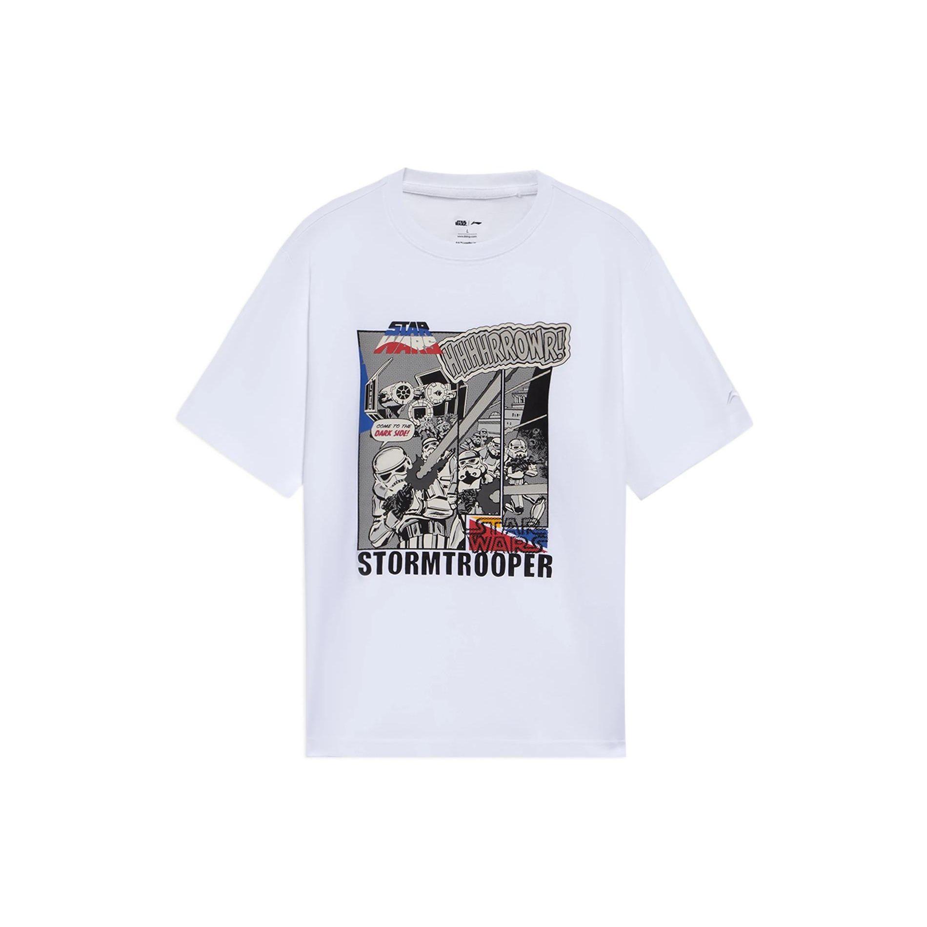 Li-Ning X Star Wars Sports Fashion Series повседневная футболка с короткими рукавами с принтом, мужские топы, белые AHSS715-2
Li-Ning X Star Wars Sports Fashion Series повседневная футболка с короткими рукавами с принтом, мужские топы, белые AHSS715-2
