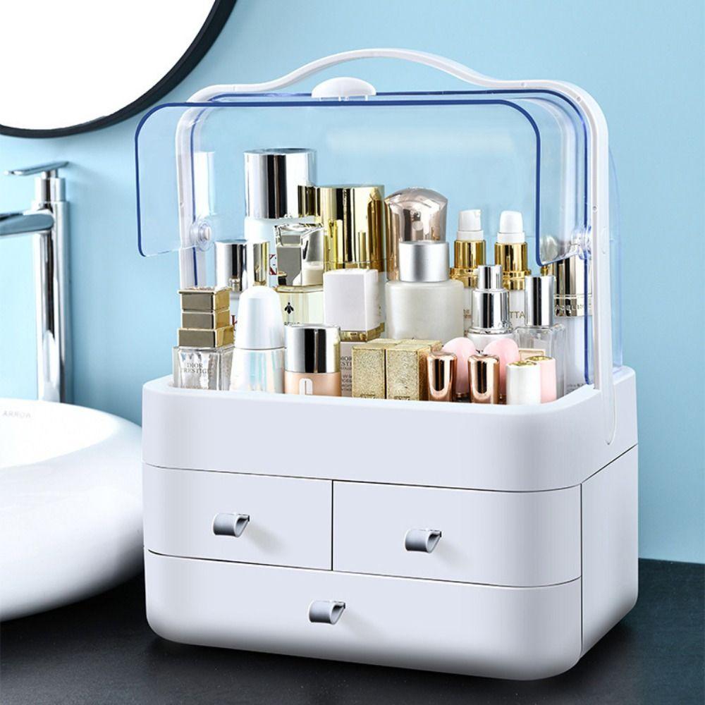 Transparent Cosmetics Storage Box with Cover Makeup Box Home Decor Desktop Sorting Box Gift Style 4
Transparent Cosmetics Storage Box with Cover Makeup Box Home Decor Desktop Sorting Box Gift Style 4