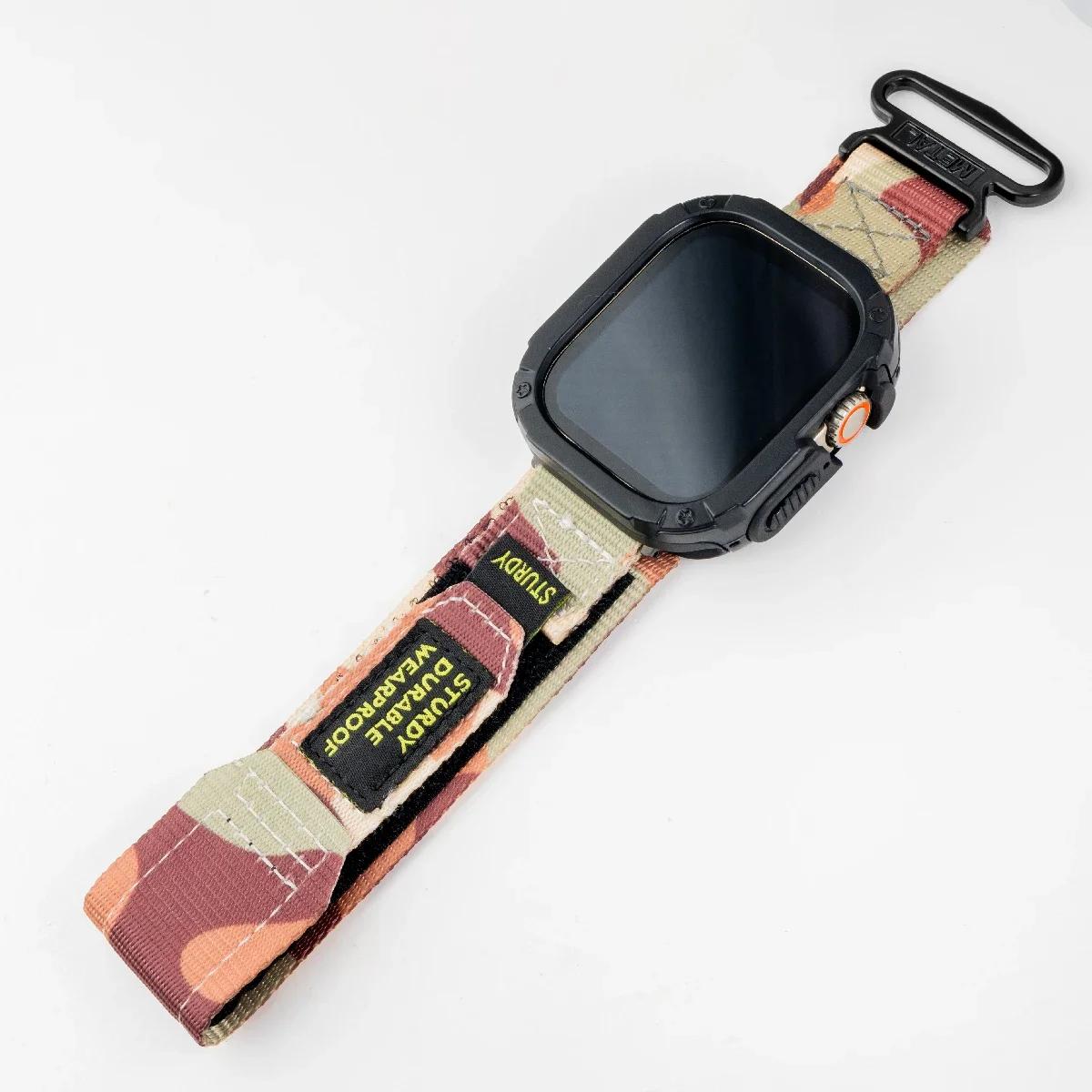 Нейлоновий ремінець+Чохол для Apple Watch Ultra Ремінець 42 46мм 49мм 44мм 41мм 45мм 40мм Тактичний спортивний браслет для Iwatch Серії 10 9 8 7 Series10-46mm
Нейлоновий ремінець+Чохол для Apple Watch Ultra Ремінець 42 46мм 49мм 44мм 41мм 45мм 40мм Тактичний спортивний браслет для Iwatch Серії 10 9 8 7 Series10-46mm