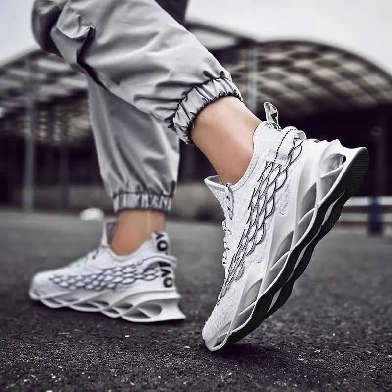 New Trendy Men Flying Woven Mesh Breathable Running Shoes Students Casual Sports Sneakers Lightweight Non-slip for Jogging Gym 39 белый
New Trendy Men Flying Woven Mesh Breathable Running Shoes Students Casual Sports Sneakers Lightweight Non-slip for Jogging Gym 39 белый