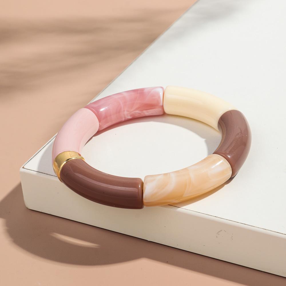 Trendy Chunky Bamboo Tube Beaded Acrylic Bracelets for Women Man Multicolor Resin Stretchy Statement Bangle Stack Jewelry Gift
Trendy Chunky Bamboo Tube Beaded Acrylic Bracelets for Women Man Multicolor Resin Stretchy Statement Bangle Stack Jewelry Gift