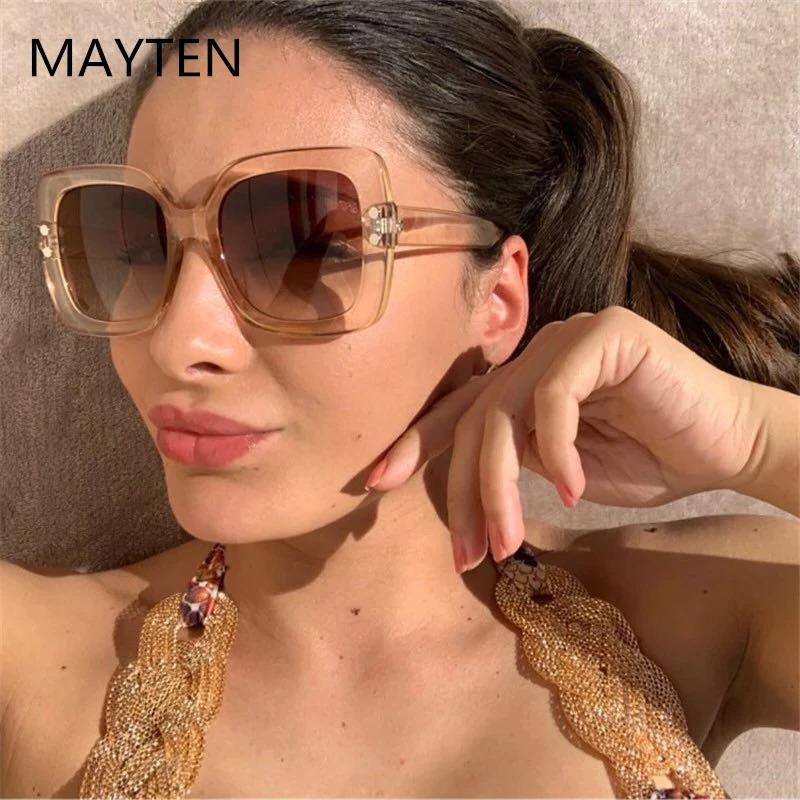 MAYTEN большие женские солнцезащитные очки, роскошные прозрачные солнцезащитные очки с градиентом, винтажные очки в большой оправе UV400, женские очки
MAYTEN большие женские солнцезащитные очки, роскошные прозрачные солнцезащитные очки с градиентом, винтажные очки в большой оправе UV400, женские очки