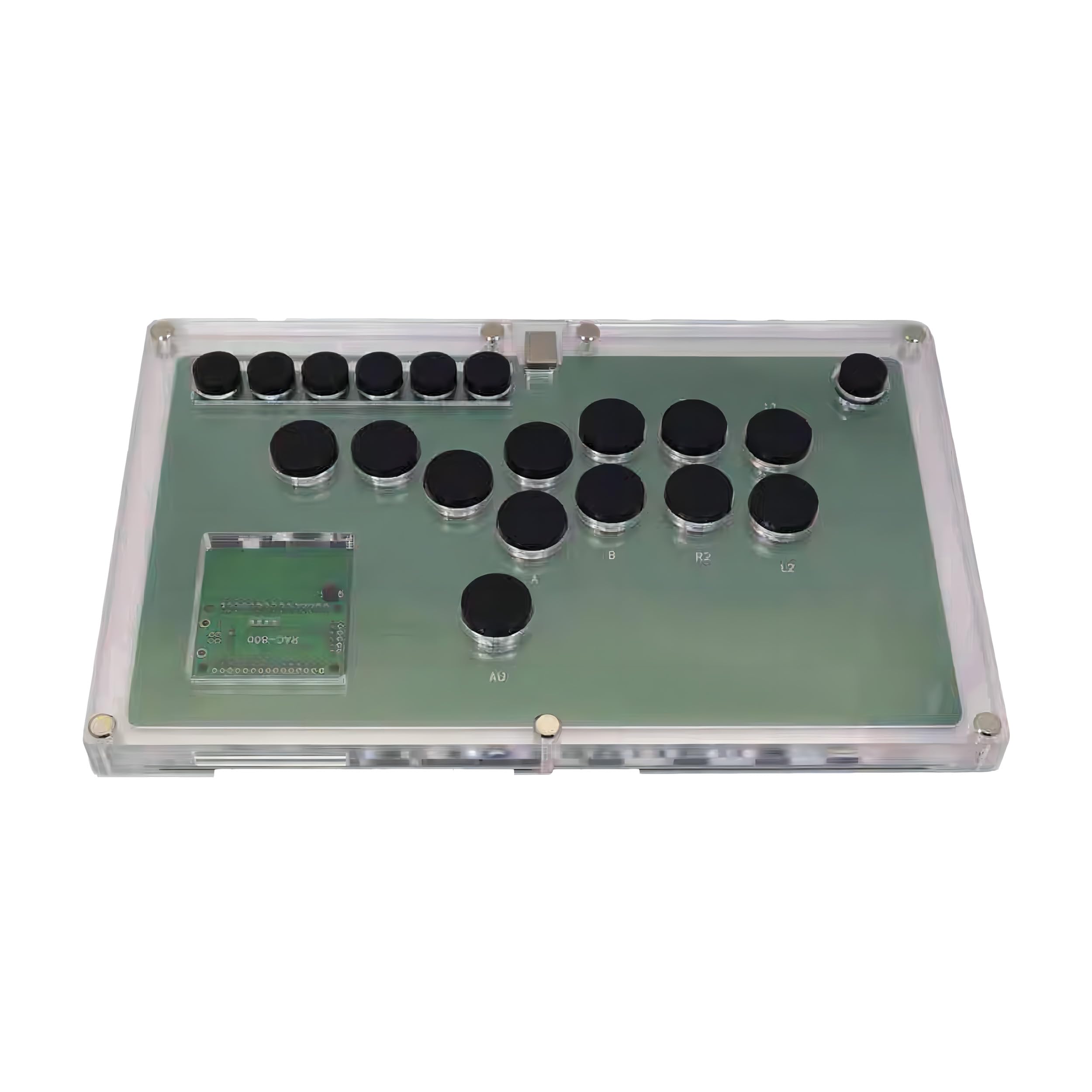 Kurflo Ultra Thin All Buttons All Buttons Leverless Game Controller Style Arcade Joystick Fight Stick Game Controller Thin PC-DIY (Ultra 19)
Kurflo Ultra Thin All Buttons All Buttons Leverless Game Controller Style Arcade Joystick Fight Stick Game Controller Thin PC-DIY (Ultra 19)