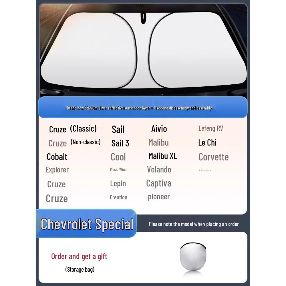 New Titanium Silver Car Sunshade: Windshield Heat Insulation & Blackout Curtain
New Titanium Silver Car Sunshade: Windshield Heat Insulation & Blackout Curtain