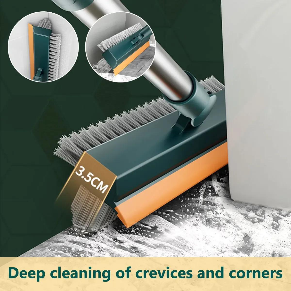 Floor Scrub Brush with 44 Inch Adjustable Long Handle 3 In 1 Multifunctional Scrape and Brush 45° Rotating Stiff Bristles NEW зелений
Floor Scrub Brush with 44 Inch Adjustable Long Handle 3 In 1 Multifunctional Scrape and Brush 45° Rotating Stiff Bristles NEW зелений