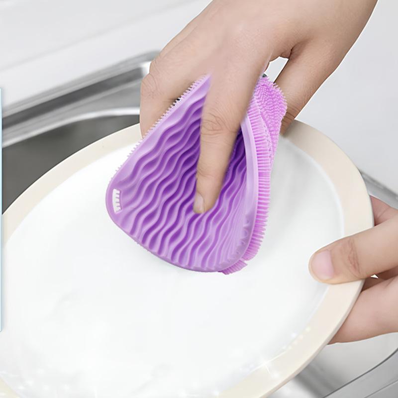 Silicone Dishwashing & Multipurpose Cleaning Brush - Oil Stain Remover, Easy-to-Clean for Pots & Fruits Cool Gray
Silicone Dishwashing & Multipurpose Cleaning Brush - Oil Stain Remover, Easy-to-Clean for Pots & Fruits Cool Gray