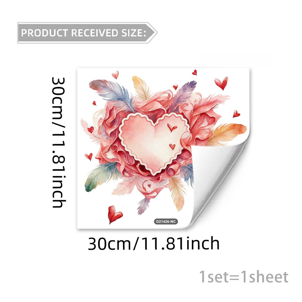 As Shown Valentine Decal Feather Flower Cling Static Cling Technology Feather Flower Shape PVC Material Residue-free Removal China Mainland
As Shown Valentine Decal Feather Flower Cling Static Cling Technology Feather Flower Shape PVC Material Residue-free Removal China Mainland