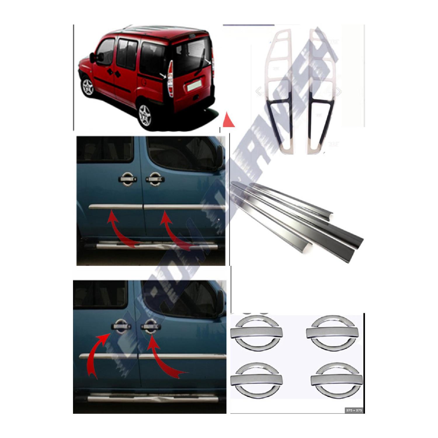 Для Fiat Doblo совместимая стопорная рамка, хром, 2 шт. 2000, 2006 г., и дверная ручка, 12 шт.. И его боковая полоса состоит из 4 штук.
Для Fiat Doblo совместимая стопорная рамка, хром, 2 шт. 2000, 2006 г., и дверная ручка, 12 шт.. И его боковая полоса состоит из 4 штук.