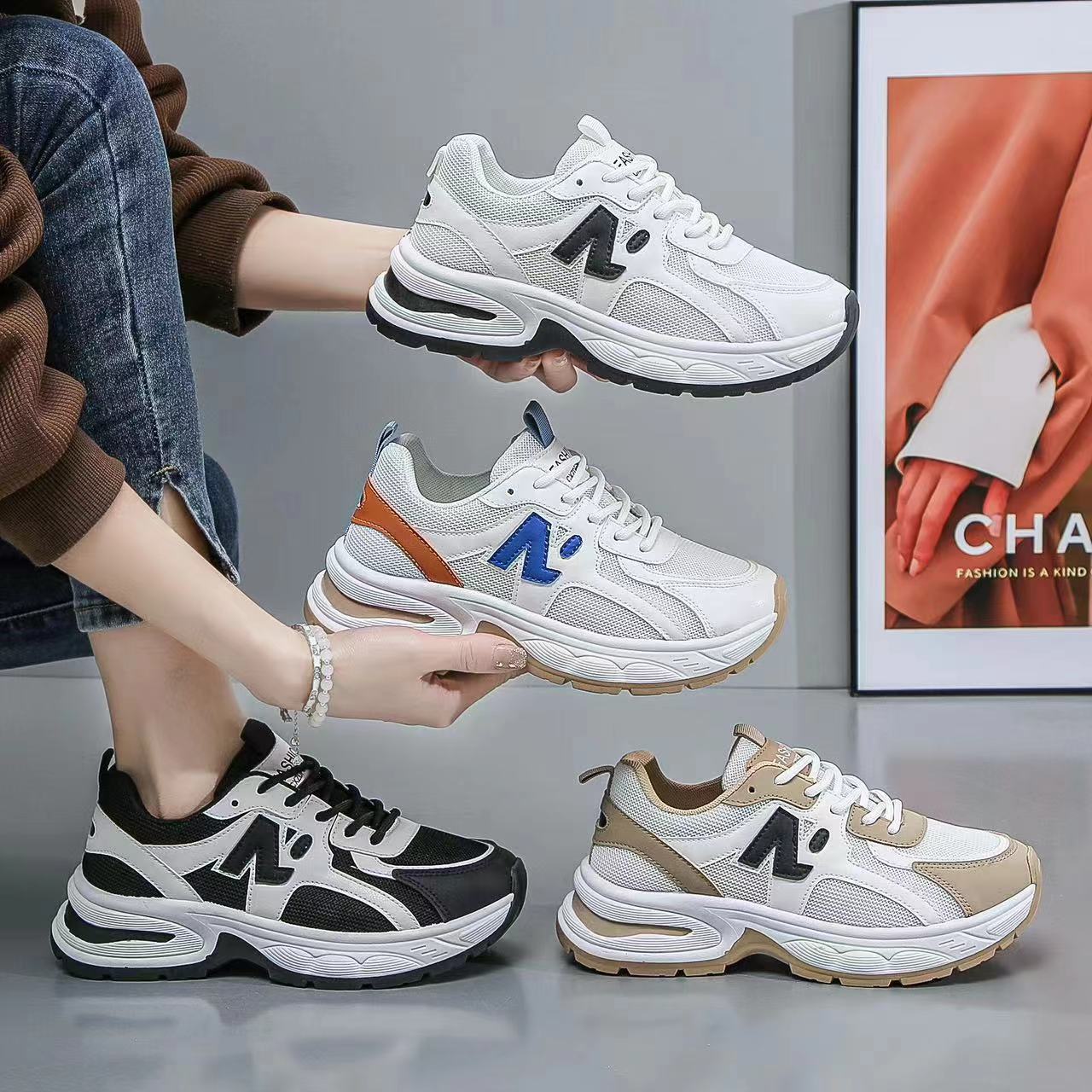 Customized student sports flat bottom leisure explosion new versatile little white shoes women s spring and summer breathable heightening board shoes 45
Customized student sports flat bottom leisure explosion new versatile little white shoes women s spring and summer breathable heightening board shoes 45