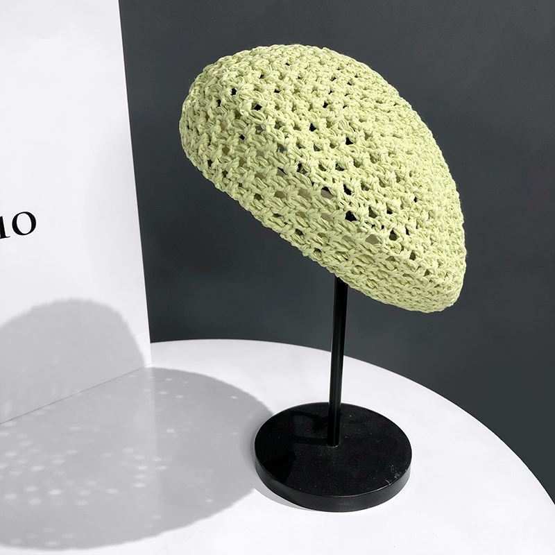 Simple Hollow Breathable Summer Beret Hat For Women Outdoor Female Sunshade Painter Hat British Style Bonnets Bonia Cap Gift зелений
Simple Hollow Breathable Summer Beret Hat For Women Outdoor Female Sunshade Painter Hat British Style Bonnets Bonia Cap Gift зелений