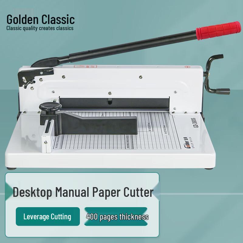 GOLDEN GD-3800S Desktop Manual Paper Cutter CN plug (adapter included)
GOLDEN GD-3800S Desktop Manual Paper Cutter CN plug (adapter included)