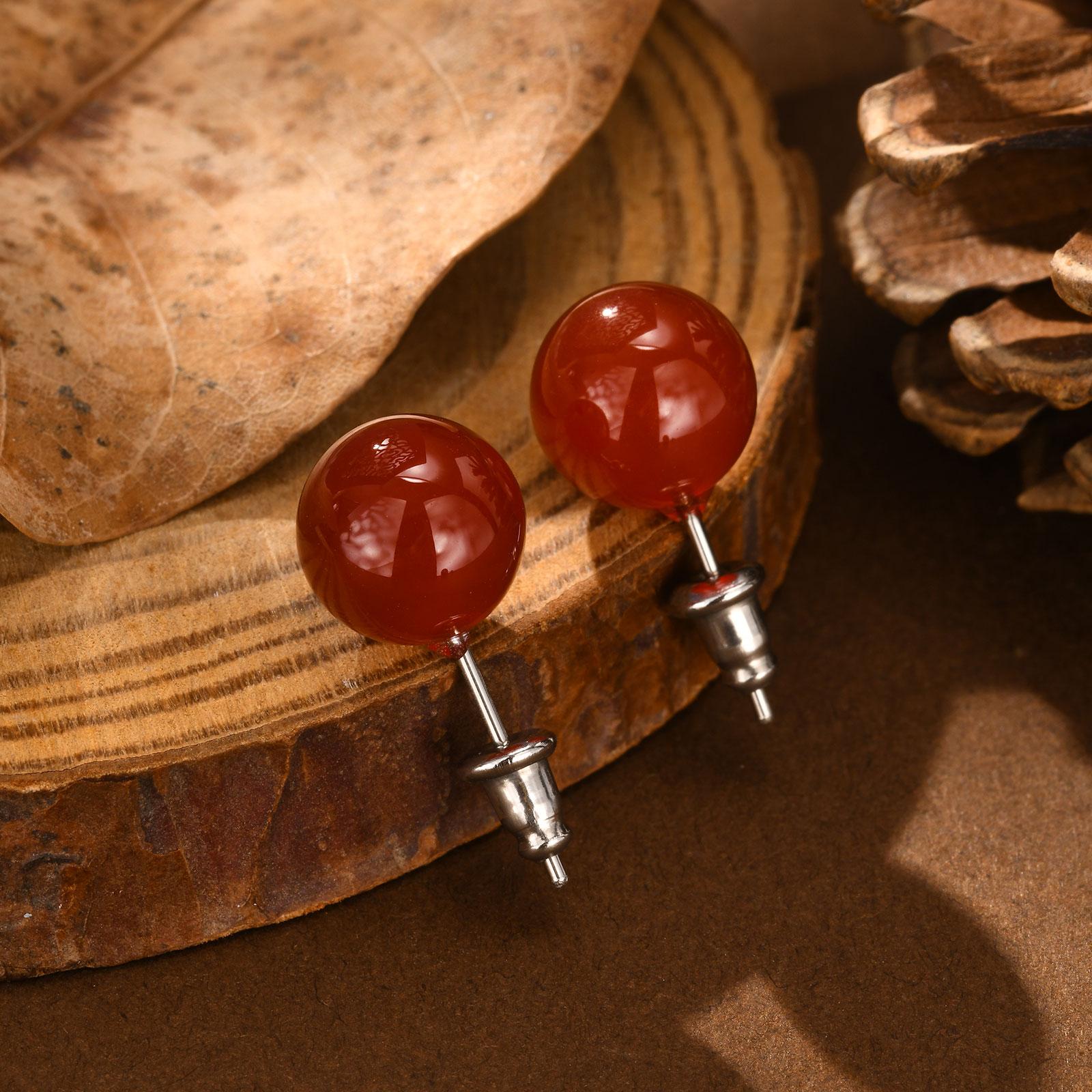 Fashion Red Black Natural Stone Earring for Women,Stainless Steel Black Round Ball Earrings,Punk Stud Earrings Jewelry Gifts
Fashion Red Black Natural Stone Earring for Women,Stainless Steel Black Round Ball Earrings,Punk Stud Earrings Jewelry Gifts