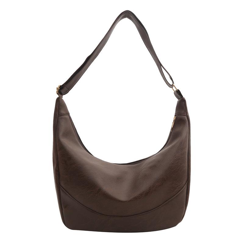 French large-capacity retro dumpling bag women s 2024 new fashion texture soft-faced shoulder messenger bag
French large-capacity retro dumpling bag women s 2024 new fashion texture soft-faced shoulder messenger bag