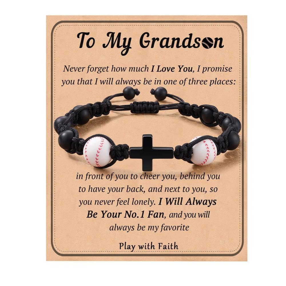 Cross Sports Braided Bracelet Friend Gift Football Basketball Bracelet Black Frosted Cross Rugby Bracelet
Cross Sports Braided Bracelet Friend Gift Football Basketball Bracelet Black Frosted Cross Rugby Bracelet