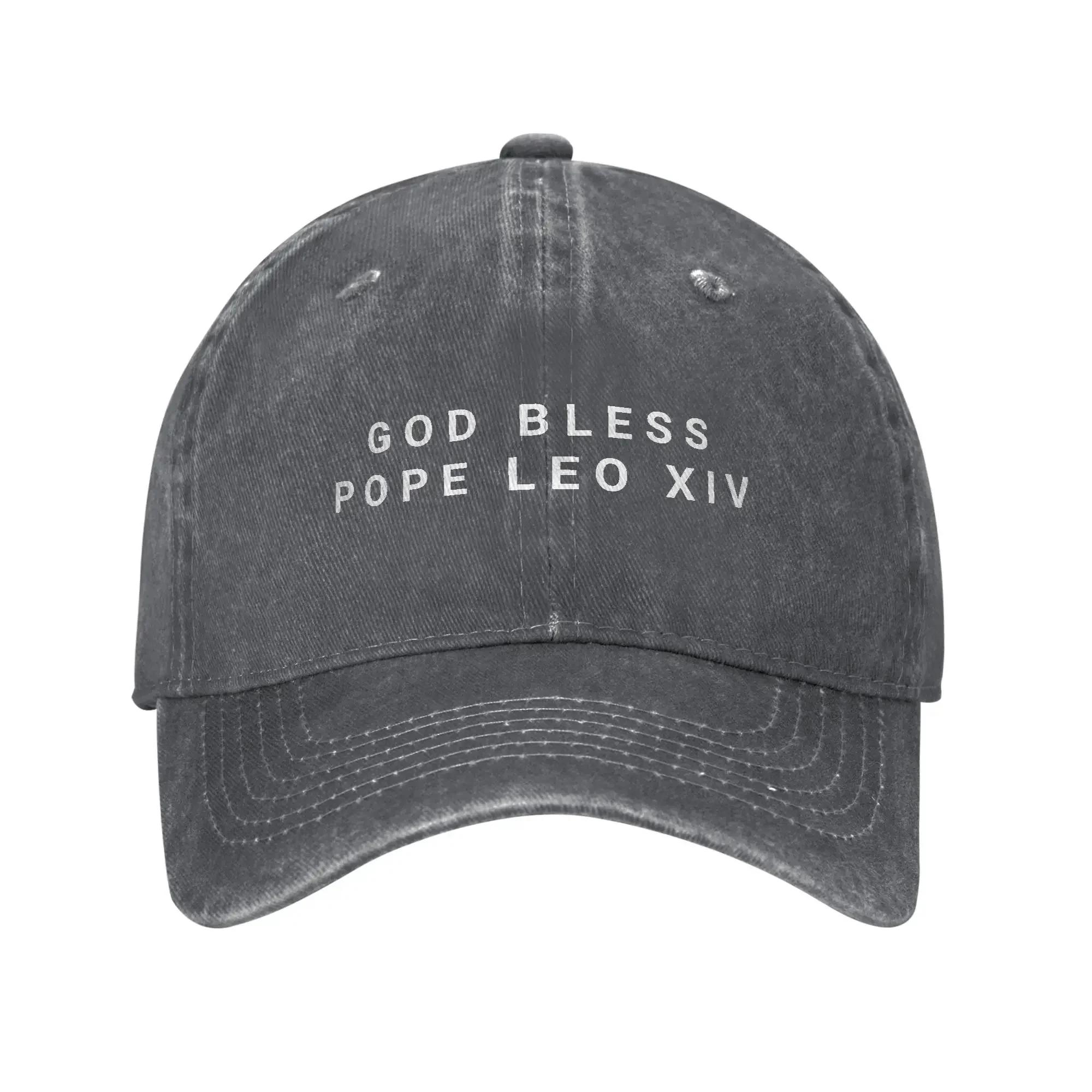 Vintage God Bless Pope Leo XIV Baseball Cap Unisex Distressed Washed Snapback Cardinal Robert Prevost Outdoor Workouts Hats Adjustable
Vintage God Bless Pope Leo XIV Baseball Cap Unisex Distressed Washed Snapback Cardinal Robert Prevost Outdoor Workouts Hats Adjustable