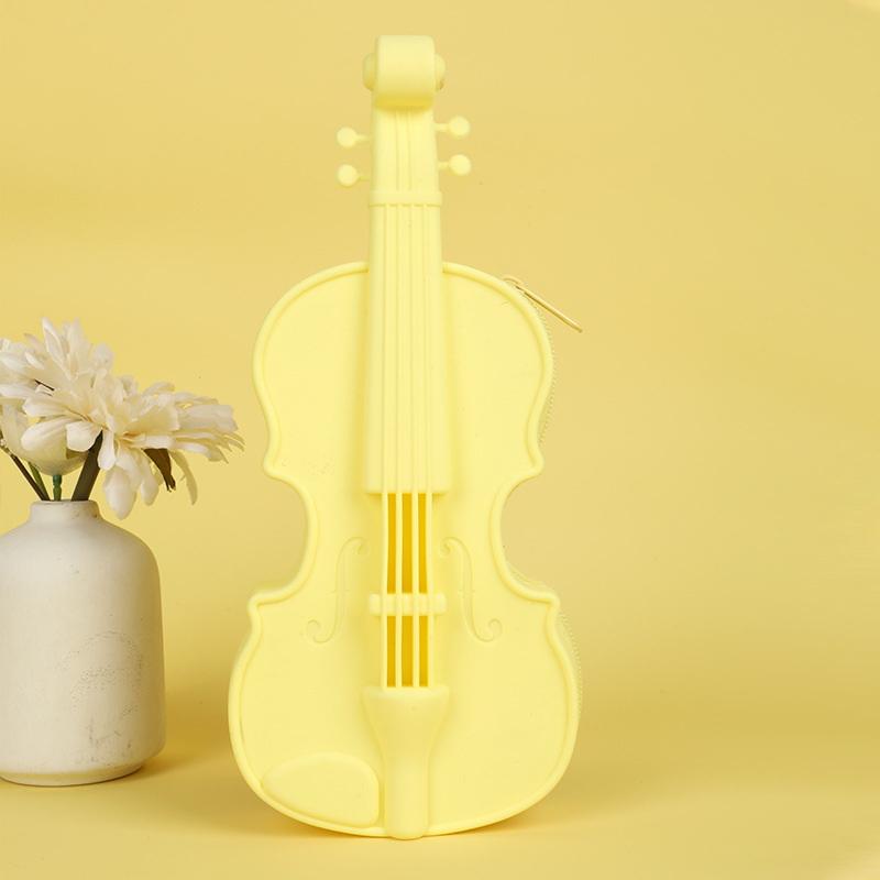 1-Piece Musical Instrument Storage Box, Cute Violin-Shaped Zippered Pencil Case With Musical Note Cutout Design A4
1-Piece Musical Instrument Storage Box, Cute Violin-Shaped Zippered Pencil Case With Musical Note Cutout Design A4