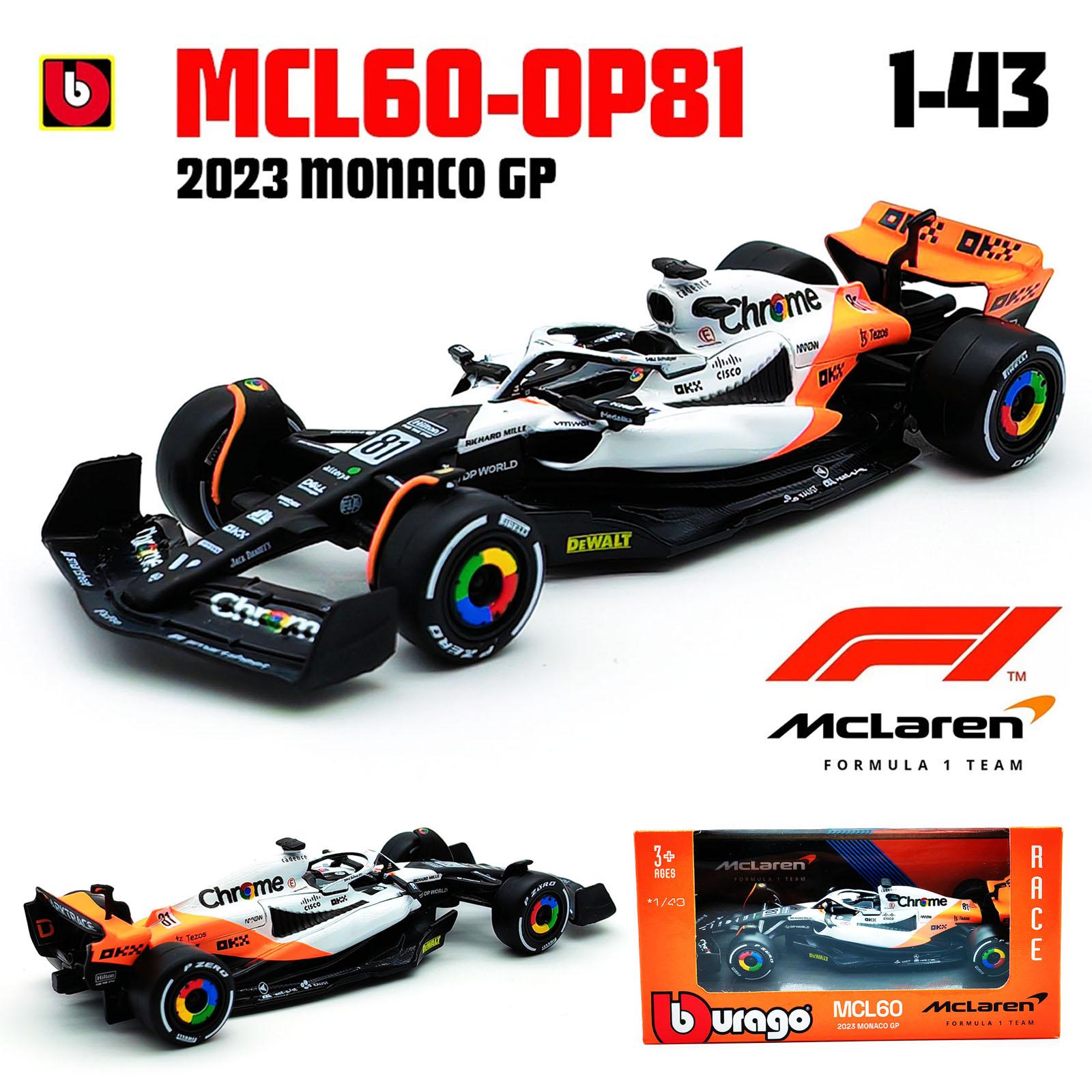 Bburago 1:43 McLaren MCL60 MCL38 Red Bull RB20 RB19 F1 Racing Formula Car Static Simulation Diecast Alloy Model Car
Bburago 1:43 McLaren MCL60 MCL38 Red Bull RB20 RB19 F1 Racing Formula Car Static Simulation Diecast Alloy Model Car