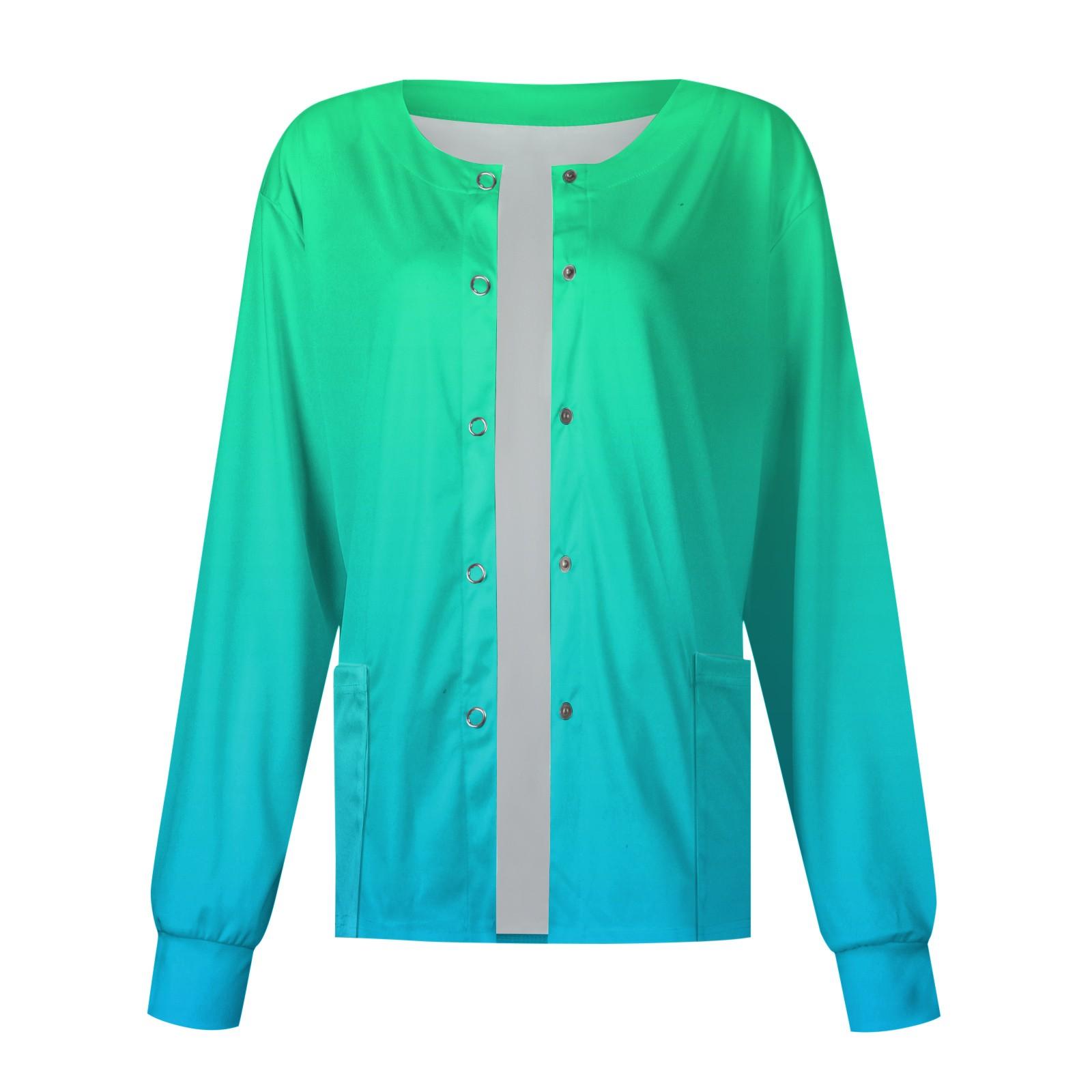 Женский однобортный защитный комбинезон с длинным рукавом и карманом, рабочий воротник-стойка, кардиган, куртка, топ L циан
Женский однобортный защитный комбинезон с длинным рукавом и карманом, рабочий воротник-стойка, кардиган, куртка, топ L циан