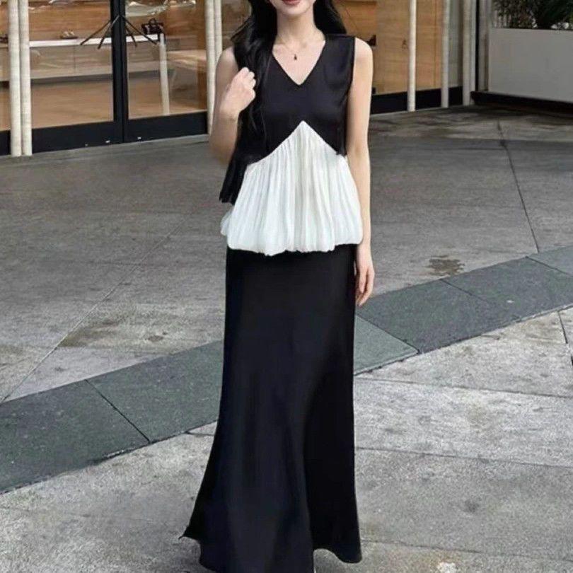 French V-Neck Sleeveless Color Block Two-Piece Suit - Spring/Summer 2026 Collection 3XL (Height 155-170 cm)
French V-Neck Sleeveless Color Block Two-Piece Suit - Spring/Summer 2026 Collection 3XL (Height 155-170 cm)