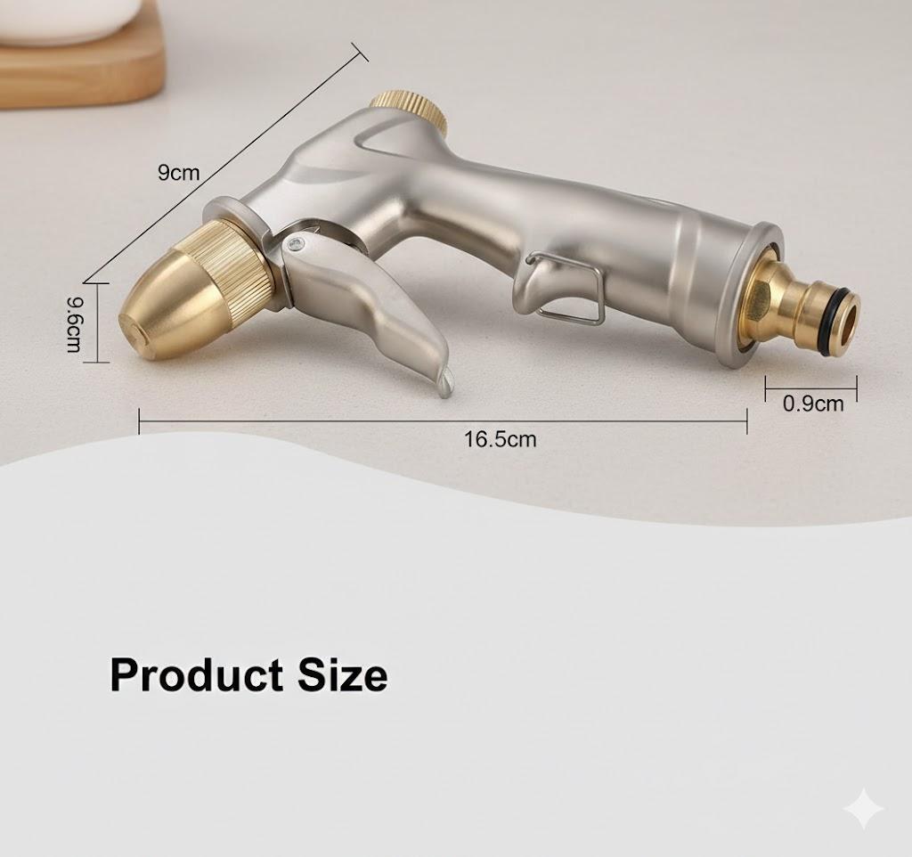 Heavy Duty Metal Garden Hose Nozzle High Pressure Water Sprayer 4 Modes Pistol Grip Irrigation Tool білий
Heavy Duty Metal Garden Hose Nozzle High Pressure Water Sprayer 4 Modes Pistol Grip Irrigation Tool білий